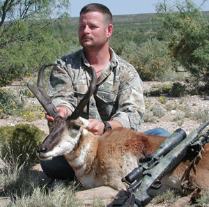 John Horrigan on his trip to an antelope hunt