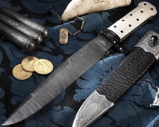 Elite Knives Dog-Bone handle Bowie knife