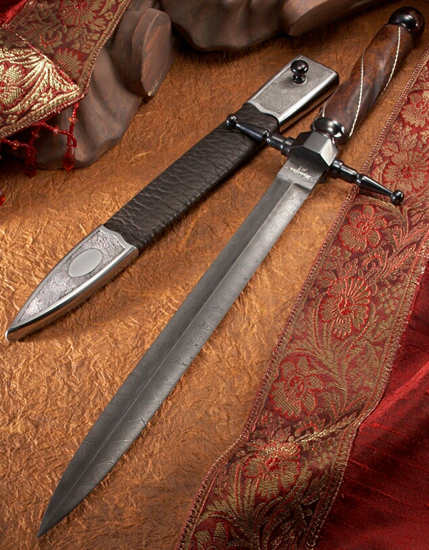 Elite Knives wire-wrapped dagger with stainless sheath