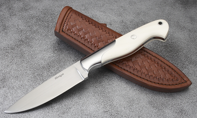 Elite Knives bird and trout knife with ivory handle