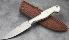 Elite Knives small bird and trout knife with ivory handle scales