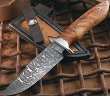 Elite Knives by John Horrigan Hunter's Bowie with ironwood handle