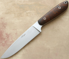 Elite Knives guardless drop point hunting knife