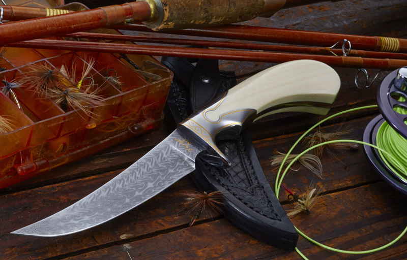 Elite Knives Turkish Keyhole Bird and Trout Knife