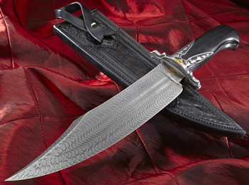 Elite Knives by John Horrigan keyhole bowie knife