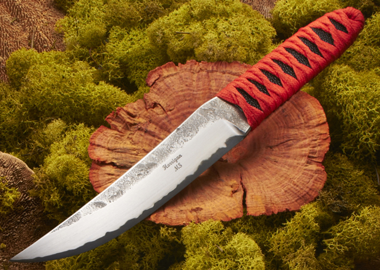 Elite Knives Japanese design with san-mail blade and cord wrapped handle