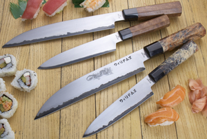 Elite Knives by John Horrigan laminate bladed kitchen knives