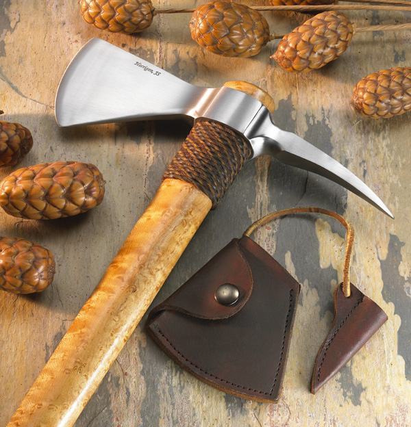 Elite Knives by John Horrigan wrapped spike tomahawk