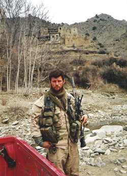 Robert Horrigan in Afghanistan