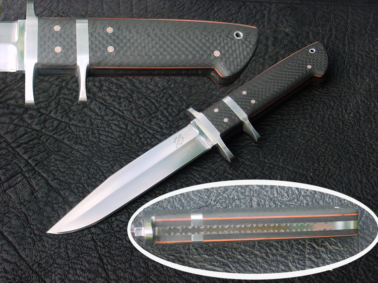 Rocket        Knives LovelessmDesign Concealable with carbon fiber handle