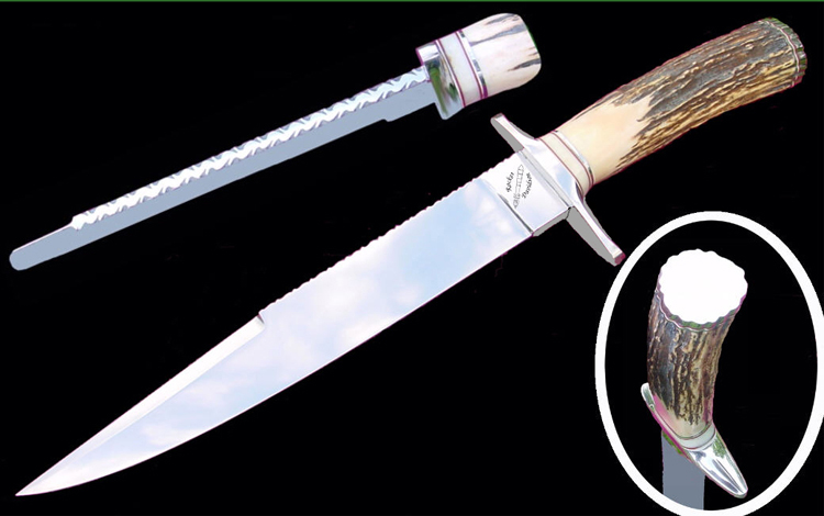 Rocket Handmade Knives         "Sasquatch" Bowie Knife