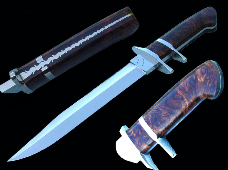 Rocket Handmade Knives Larger Sized        Lovless Design Sub-Hilt Fighting Knife