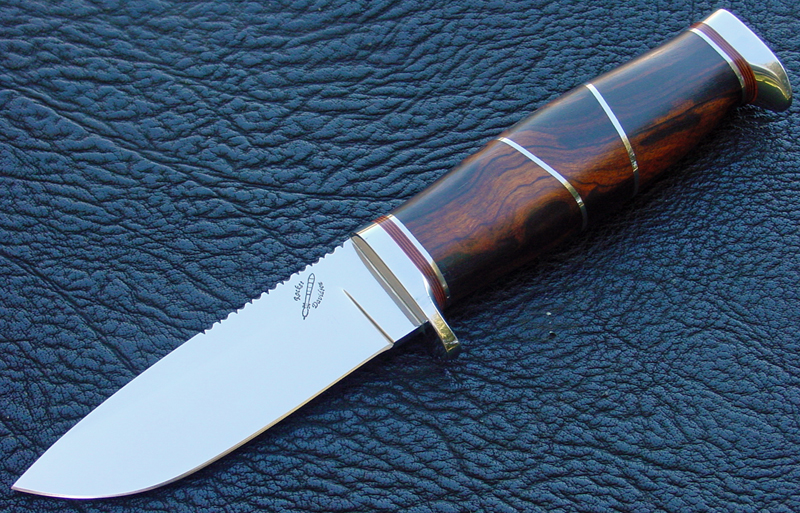Rocket Handmade Knives Round Handle        Guarded Hunting Knife