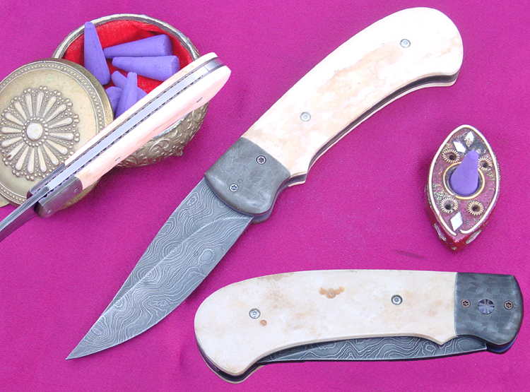 Rocket Handmade        Knives Persian Design Lock Blade Folding Knife