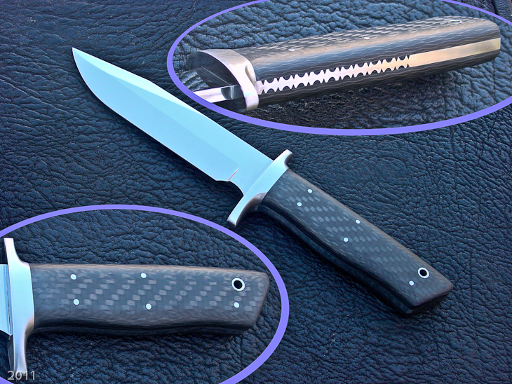 Concealable Military Fighter in carbon fiber