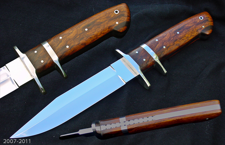 Concealable Loveless Design sub-hilt fighter with ironwood handle