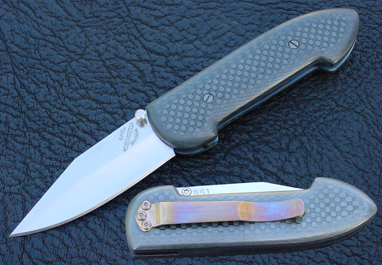 Rocket Handmade       Knives bolsterless liner locking pocket knife